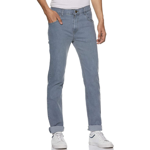 Light Grey Slim Fit Stretchable Jeans - Neostreak