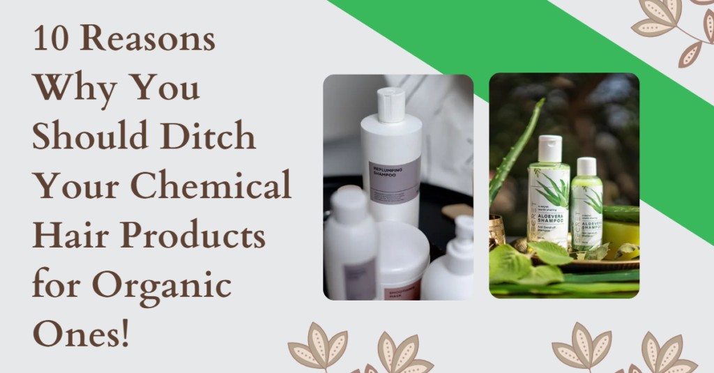 10 Reasons Why You Should Ditch Your Chemical Hair Products for Organic Ones!