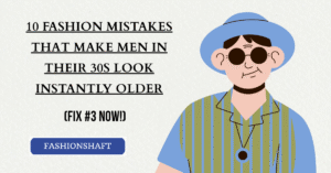 10 Fashion Mistakes That Make Men in Their 30s Look Instantly Older (Fix #3 Now!)