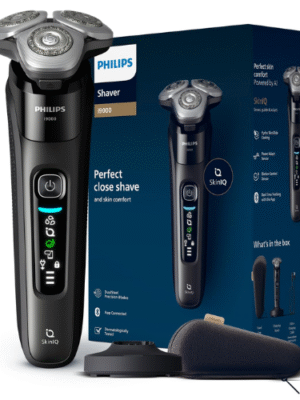 Next-Gen Electric Shaver – Dual Steel Blades + Smart Sensors for Effortless Smoothness