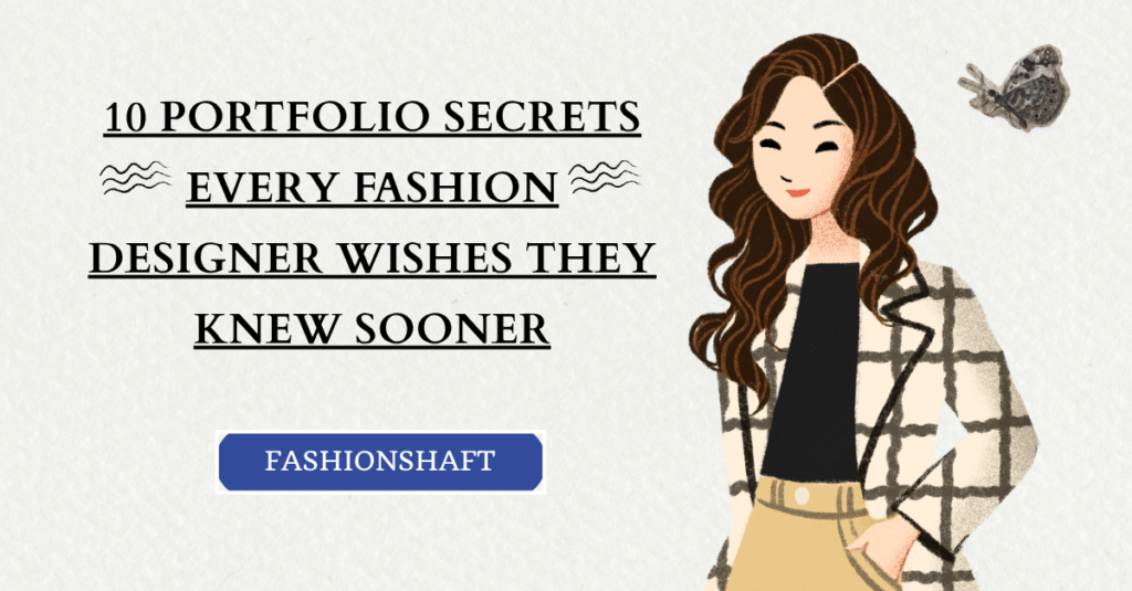 10 Portfolio Secrets Every Fashion Designer Wishes They Knew Sooner