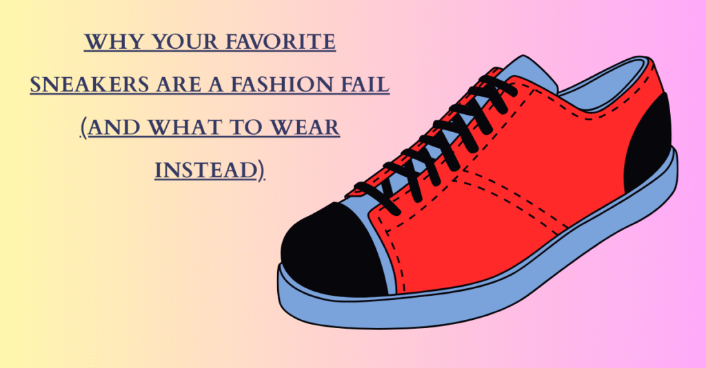 Why Your Favorite Sneakers Are a Fashion Fail (And What to Wear Instead)